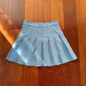 Sunday Best Light Blue Skater Skirt